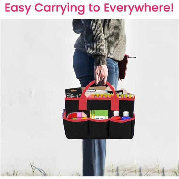 Desktop File Folder Tote and Stock Organizer Art Organizer Storage - Picture 5 of 5